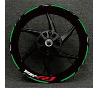 Stickers Roue Autocollants Réfléchissants pour Jantes De Moto pour Yamaha YZFR1 YZF-R1 YZF R1 Autocollant Jante Moto(Couleur 7)