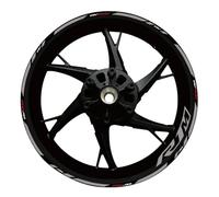 Stickers Roue Autocollants Réfléchissants pour Jantes De Moto pour Yamaha YZFR1M YZF-R1M 2017-2022 - Kit Protection pour Moyeux Autocollant Jante Moto(Couleur 30)