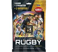 Stickers Rugby Top 14 2024-2025 Album + 2 Pochettes + 2 Offertes