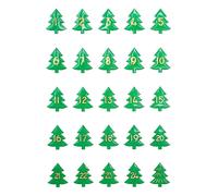 Stickers Sapins De L'avent Époxy 1,5 X 2 Cm 25 Pièces