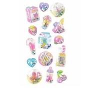 Stickers shaker 3D - Snacks 15pcs