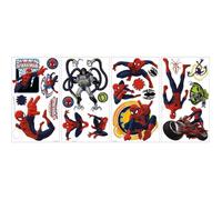 Stickers Spiderman repositionnables - ROOMMATES - Lot de 22 - Thème Cinéma - Décoration murale