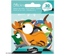 Stickers Sticky - Animaux de rivière - 30 pcs G