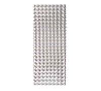 Stickers Strass Plat Argent En Bande 0,4 Cm