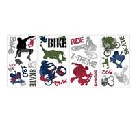 Stickers street sport - monbeausticker - enfant - style enfant roommates k3653 G