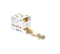 Stickers sur rouleau - Collection Just Bees + Fruits + Flowers - 120 pcs - RICO DESIGN