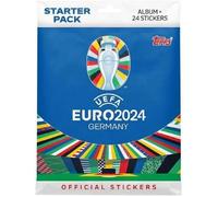 Stickers - TOPPS - EURO 2024 - Kit de démarrage - 24 autocollants - Album 88 pages