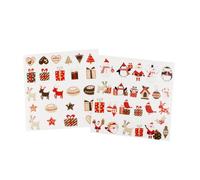 Stickers transparents Noël Assortiment Joie 48 pièces