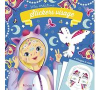 Stickers visage : Animaux magiques - Pochette autocollants et strass de 4 déguisements - À partir de 6 ans
