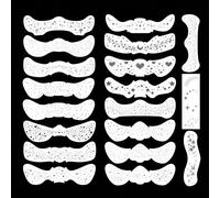 Stickers Visage Effet Taches de Rousseur Métalliques Argentés, 21 Planches, Tatouage Éphémère Personnalisé Autocollant, Résistant à la Transpiration pour Festival, Photo, Soirée