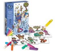 Stickers vitrail - petits princes Multicolore G