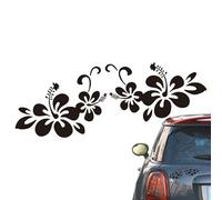 Stickers Voiture Fleurs,Stickers Carrosserie Fleurs | Autocollants décoratifs anti-rayures | Autocollant réfléchissant de capot de pare-chocs, autocollant Floral auto-adhésif latéral de voiture pour c