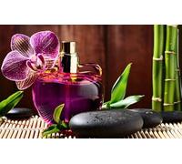 Stickers Zen déco Galets bambous orchidées Parfum Dimensions 20x29cm