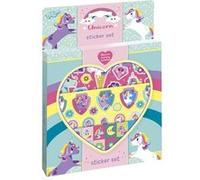 stickerset Unicornfilles 17,5 x 24,5 cm 3 feuilles Multicolore G