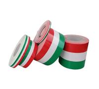 StickersLAb - Bande adhésive tricolore représentant le drapeau italien 10cm, Lunghezza - 1 metro