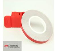 StickersLab - Bandes adhésives pour jantes réfléchissantes de marque 3M stripe for wheel (avec applicateur, rouge)