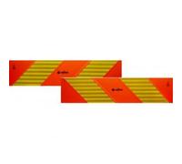 StickersLab - ECE 70.01 Autocollants réfléchissants pour moteur, kit de 2 pièces en classe 3 avec support adhésif chevron (PVC adhésif)