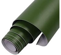 StickersLab - Film adhésif vert militaire, pour voiture, anti-rayures, sans bulles, 152 x 300 cm