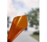 StickersLab - Film transparent coloré pour vitres (orange, 152 cm x 50 cm)