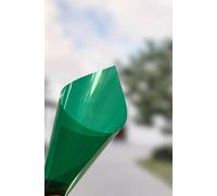 StickersLab - Film transparent coloré pour vitres (vert, 152 cm x 1 m)