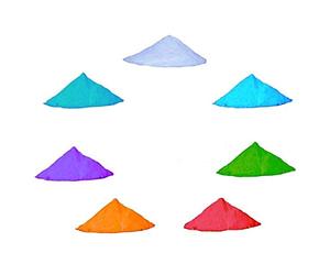 STICKERSLAB GHIRARDI 140/100.01 Pigment additif en différentes Couleurs, Poudre Lumineuse phosphorescente Qui s'illumine dans l'obscurité (à Base Blanche), Vert, 50 Grammi
