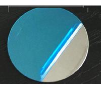 StickersLab Lot de 5 plaques à disque métallique avec adhésif double face 3M™ magnétique pour téléphone portable de voiture (40 mm x 0,3 mm)