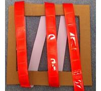 StickersLab - Ruban en PVC réfléchissant fluorescent à coudre sur les vêtements rouges 25/50 mm (mesure - 2,5 cm x 5 m).