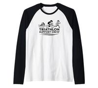 Stickfigure-Triathlon Triathlète swim-bike-run triathlon Manche Raglan