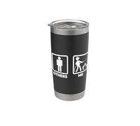 Stickfigures de lutte contre l'incendie Commissaire aux Gobelet isotherme en acier inoxydable double paroi