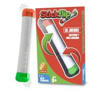 Stickflip STIP010 - Jeu électronique pour Toute la Famille | Lancer, Attraper, Monter de Niveau | 10 Jeux avec LED et Son, Solo et multijoueur | à partir de 8 Ans | Version espagnole