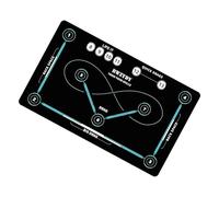 Stickhandling Practice Pad - Hockey Dribble Mat, Anti Slip Training Board | High Density Absorbent, Silent Puck Control Trainer With Stability Grip For Footwork Agility Coordination