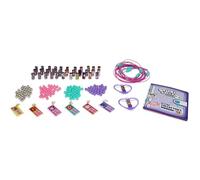 Sticki Rolls: Sticki Collectors Super Station - Kit de création d'autocollants pour bijoux, créez 6 bracelets et 2 colliers, perles, breloques, enfants de 5 ans et plus