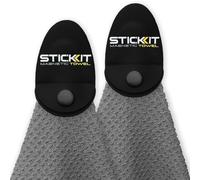 STICKIT Serviette de Golf magnétique en Microfibre de qualité supérieure à Poches gaufrées Profondes - Aimant Industriel - Ultra absorbante, séchage Rapide, Facile à Nettoyer, 73,7 cm