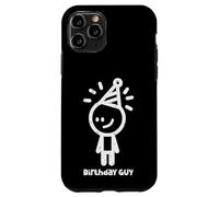 Stickman Birthday Guy Funny Stick Man Party pour Hommes, garçons et Enfants Coque pour iPhone 11 Pro