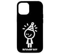 Stickman Birthday Guy Funny Stick Man Party pour Hommes, garçons et Enfants Coque pour iPhone 12/12 Pro