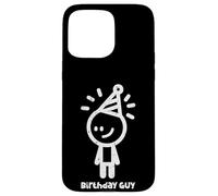 Stickman Birthday Guy Funny Stick Man Party pour Hommes, garçons et Enfants Coque pour iPhone 15 Pro Max