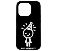 Stickman Birthday Guy Funny Stick Man Party pour Hommes, garçons et Enfants Coque pour iPhone 15 Pro