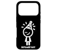 Stickman Birthday Guy Funny Stick Man Party pour Hommes, garçons et Enfants Coque pour iPhone 17 Pro