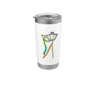 Stickman Gaslighting Gobelet isotherme en acier inoxydable double paroi