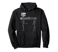 Stickman Mème Humoristique avec Inscription « Stop You're Under A Rest » Sweat à Capuche