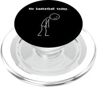 Stickman No Basketball Today Figurine Amusante pour garçons et Filles PopSockets PopGrip pour MagSafe