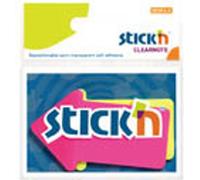 Stick'n by Hopax languettes adhésives en plastique - 76 x 50 mm / 2 x 30 tickets