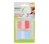 Stick'n For Kids Lot de 20 drapeaux de signalisation Corps transparent 38 x 24 mm