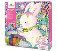 Stick'N Fun - PM 3 Mosaïques - Animaux doux Rose
