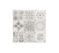 Atmosphera Stickers carrelage Yto 25x25 cm Lot de 2 Gris