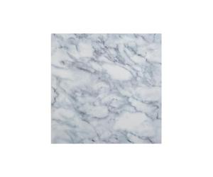 Stick'N Look - Lot de 2 Stickers Effet Marbre "Plaque" 30x30cm Blanc