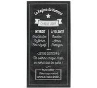 Stick'N Look - Sticker Relief Régime Bonheur 32x60cm Noir Noir G