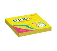 Stick'n, Notes autocollantes 4 couleurs, 100 feuilles