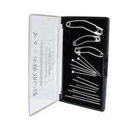 Sticknadeletui - Aufbewahrungsorganisator Mit Transparenter Abdeckung, Tragbares Nadeletui | Für Anfänger, Enthusiasten, Reisen, Zuhause, Innenbereich, Basteln, Schubladen, Handtaschen, Schere