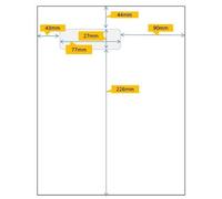 Stick'ngo - 500 Feuilles De Papier Avec Étiquette Intégrée Pour Facturation Via Prestashop
